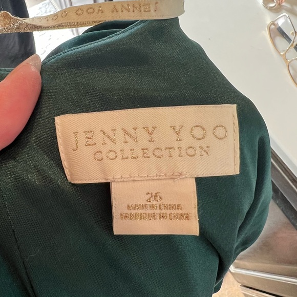 Jenny Yoo Plus Size green bridesmaids dress size 26 - Picture 5 of 5